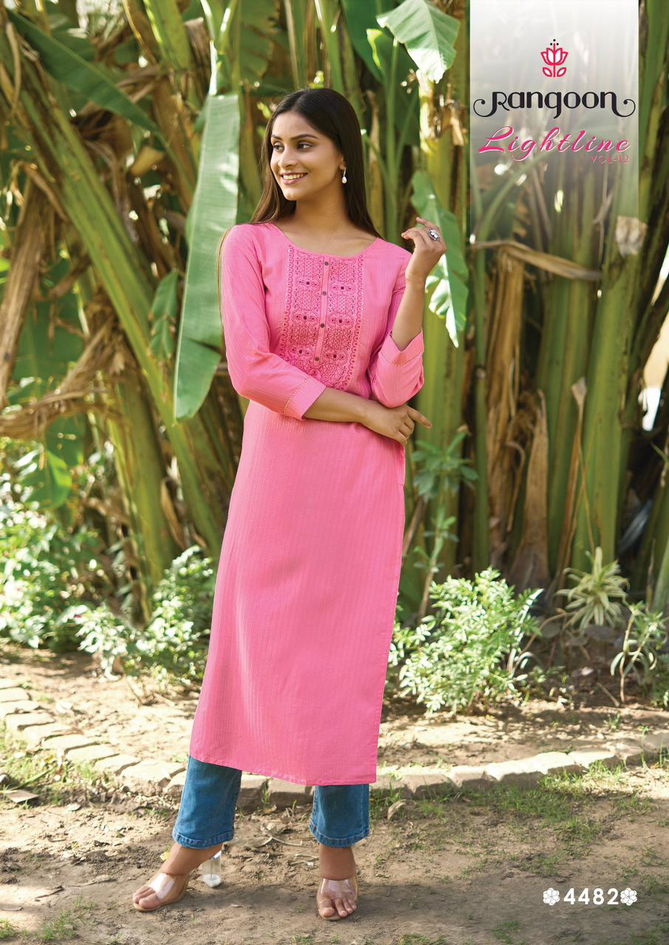 Light Line 12 By Rangoon Designer Kurtis Catalog